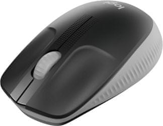 Logitech M190, svetlo sivá (910-005906) bezdrôtová 3 tlačidlá optická