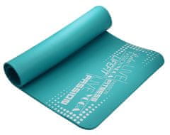 LIFEFIT Podložka Yoga Mat Exkluziv, 100 × 58 × 1 cm, tyrkysová