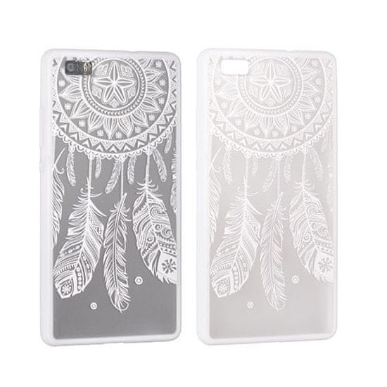 MG Lace Pattern 3 plastový kryt na Samsung Galaxy J7 2017, biely