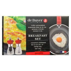 de Buyer Súprava na raňajky , 8450.02, Choc Resto Induction, raňajkový set, panvica 20 cm, soľnička a korenička