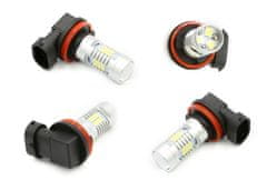 SEFIS LED 5W žiarovka H8 H9 H11 21SMD biela mlhovky