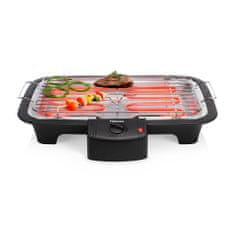 Vidaxl Tristar Elektrický stolový gril BQ-2813 38x22 cm 2000 W, čierny