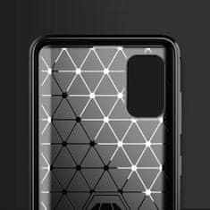 MG Carbon Case Flexible silikónový kryt na Huawei P40, čierny