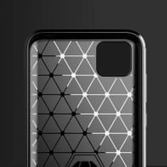 MG Carbon Case Flexible silikónový kryt na Huawei Y5p, čierny