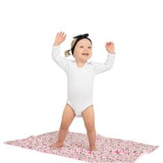 NEW BABY Detská deka z Minky Medvedíci modrá 80x102 cm