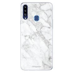 iSaprio Silikónové puzdro - SilverMarble 14 pre Samsung Galaxy A20s