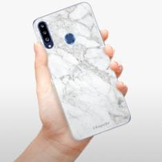 iSaprio Silikónové puzdro - SilverMarble 14 pre Samsung Galaxy A20s