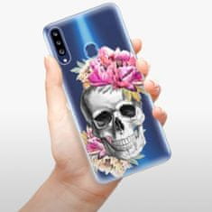 iSaprio Silikónové puzdro - Pretty Skull pre Samsung Galaxy A20s