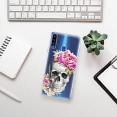 iSaprio Silikónové puzdro - Pretty Skull pre Samsung Galaxy A20s