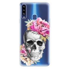 iSaprio Silikónové puzdro - Pretty Skull pre Samsung Galaxy A20s