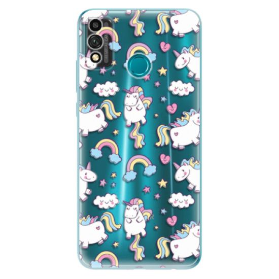 iSaprio Silikónové puzdro - Unicorn pattern 02 pre Honor 9X Lite