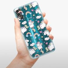 iSaprio Silikónové puzdro - Unicorn pattern 02 pre Honor 9X Lite