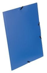 VIQUEL Dosky s gumičkou "Standard", modrá, PP, 15 mm, A4, 133002-08
