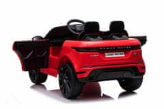 Beneo Elektrické autíčko Range Rover EVOQUE, Jednomiestne, Kožené sedadlá, MP3, USB/SD