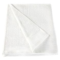 Vidaxl Kúpeľňové uteráky 2 ks biele 100x150 cm bavlnené 450 g/m2