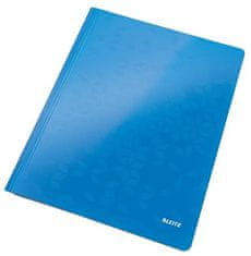LEITZ Dosky s rýchloviazačom "WOW", modrá, lesklé, polaminovaný kartón, A4 30010036