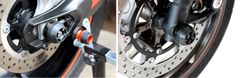 SEFIS Padacie protektory na predné a zadné koleso pre Honda CBR954RR Fireblade
