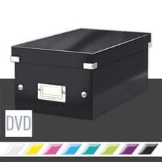 LEITZ Škatuľa na DVD, "Click&Store", čierna