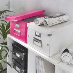 LEITZ Škatuľa "Click&Store", ružová, A4, LEITZ 