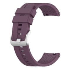 BStrap Silicone Cube remienok na Huawei Watch GT 42mm, purple plum