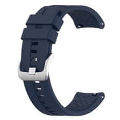 BStrap Silicone Cube remienok na Huawei Watch GT 42mm, navy blue