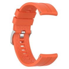 BStrap Silicone Cube remienok na Huawei Watch GT 42mm, orange