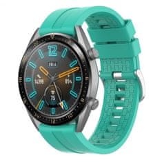 BStrap Silicone Cube remienok na Huawei Watch GT 42mm, teal