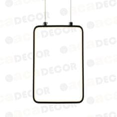 ACA ACA Lighting decoLED LED závesné svietidlo V30LEDP18BK