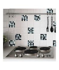 Crearreda Tile Cover Big White & Black 31217 Kachlík, čierno-biela mozaika