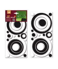 Crearreda FM S Black & White Circles 59508 Biele a čierne kruhy