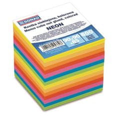 Donau Papierové bločky v kocke, farebné, 90x90x85, 8302001PL-99