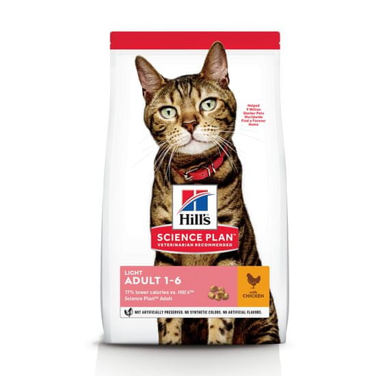 Hill's Science Plan Feline Adult Light Chicken 10 kg