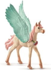 Schleich 70575 Nazdobené žriebä Pegasa jednorožca