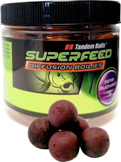 Tandem Baits 14/16mm plávajúce boilies Super Feed Diffusion 90g - red krill