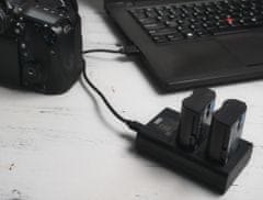 Newell Set XL USB-C Dual nabíjačka + dve batérie pre Sony NP-BX1
