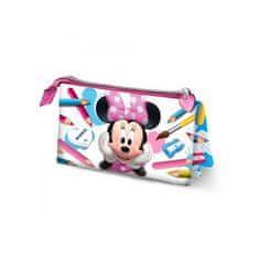 KARACTERMANIA Triple peračník / puzdro na zips MINNIE MOUSE Pencils