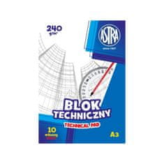 Astra Náčrtník / skicár A3, 10 listov 240g/m2, 106119007