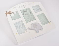 Innova GLITTER ELEPHANT rámik MDF multi biely