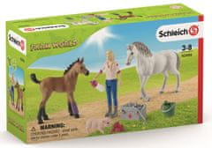 Schleich 42486 Návšteva lekára u kobyly a žriebäťa