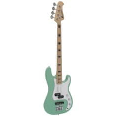 Dimavery PB-500, elektrická basgitara, surf green