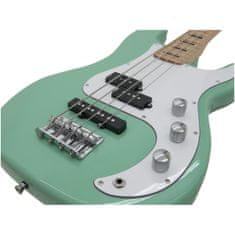 Dimavery PB-500, elektrická basgitara, surf green