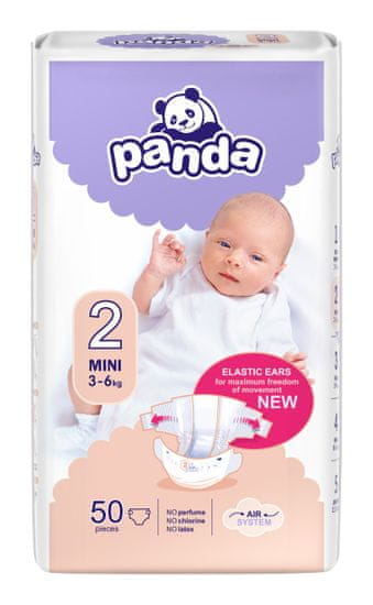 Panda detské Mini 3-6 kg 50 ks