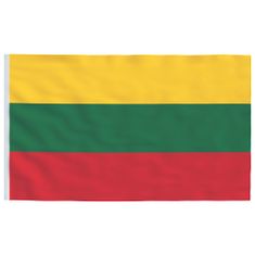 Vidaxl Vlajka Litva 90x150 cm