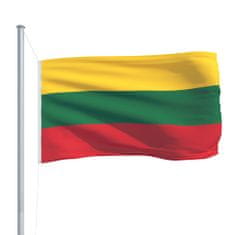 Vidaxl Vlajka Litva 90x150 cm