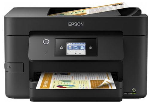 Tlačiareň Epson WorkForce Pro WF-3820DWF (C11CJ07403), farebná, multifunkcia vhodná do kancelárií skener Wi-Fi