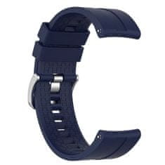 BStrap Silicone Cube remienok na Huawei Watch GT 42mm, dark blue