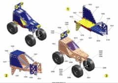 Merkur Merkúr 1.1 Stavebnica vozidiel, 256 dielikov, 10 modelov