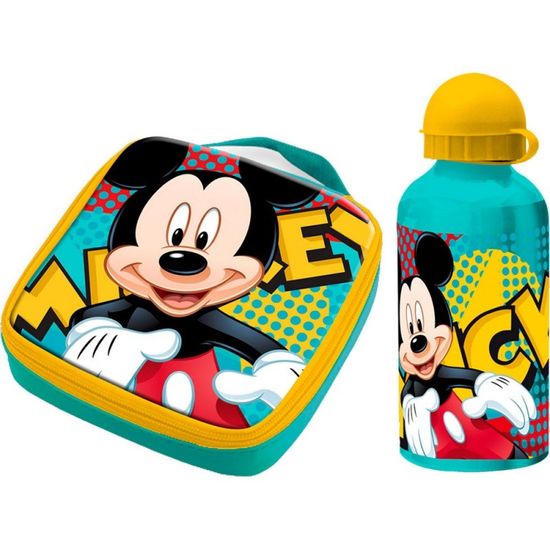 KIDS LICENSING Termo taška / box na desiatu + ALU fľaša 400ml MICKEY MOUSE