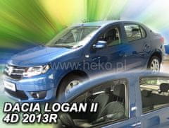 HEKO Deflektory okien Dacia Logan 2013-2020 (4 diely)