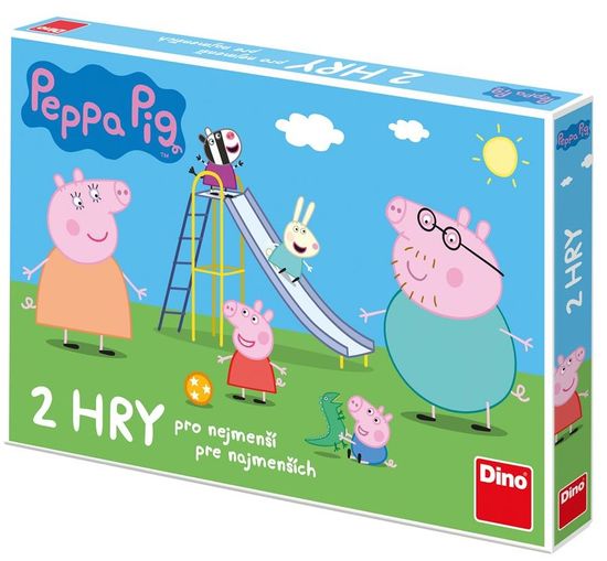 DINO Peppa Pig Poď sa hrať a dážďovky